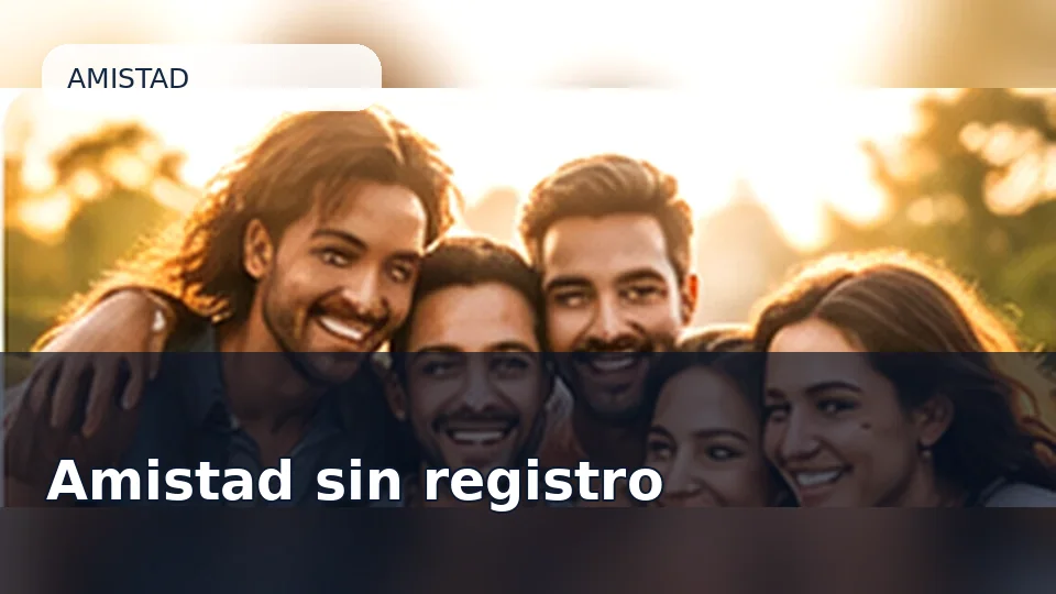 Portada de la sala Amistad sin registro en PuroChat