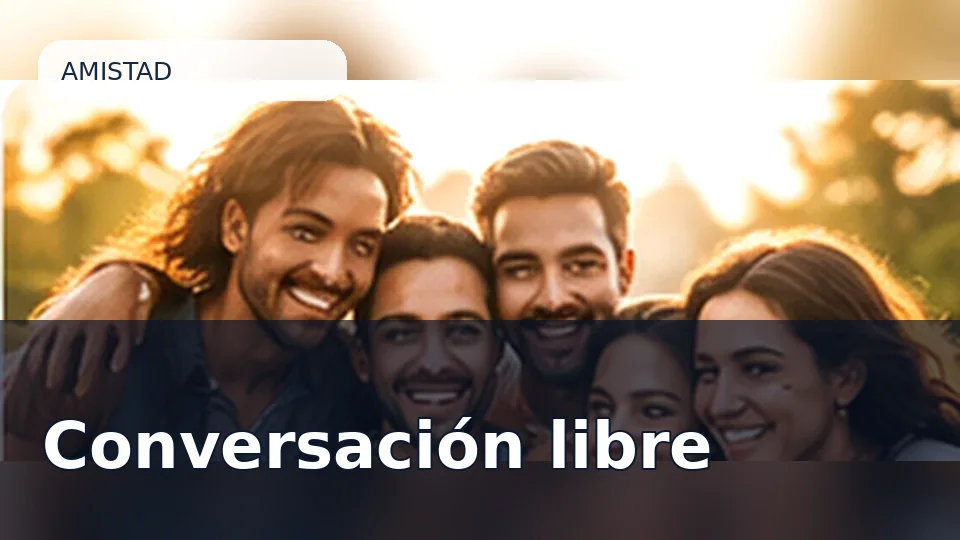 Portada de la sala Conversación libre en PuroChat