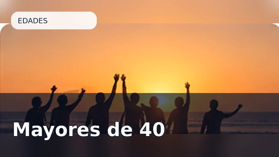 Portada de la sala Mayores de 40 en PuroChat